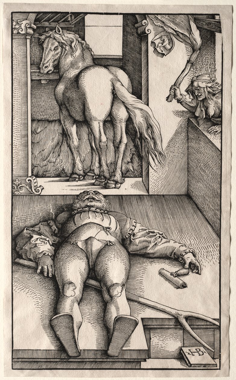 O noivo enfeitiçado de Hans Baldung