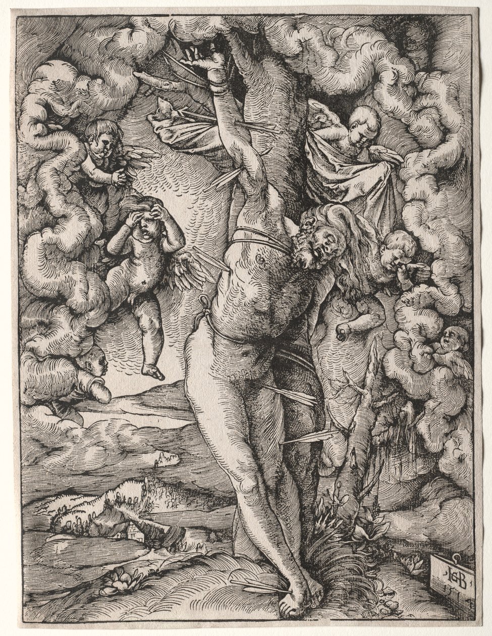 O Grande São Sebastião, 1514. de Hans Baldung