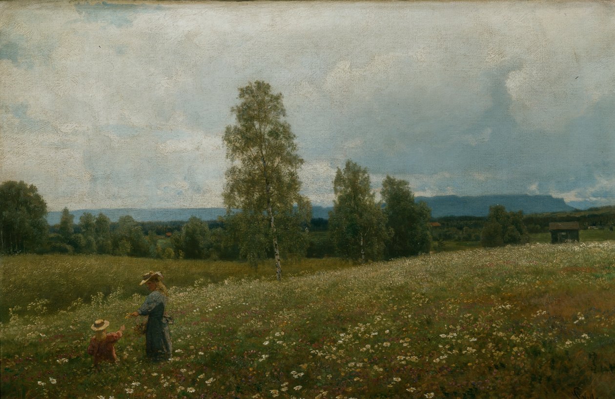 De Ringerike (óleo sobre tela) de Hans Gude