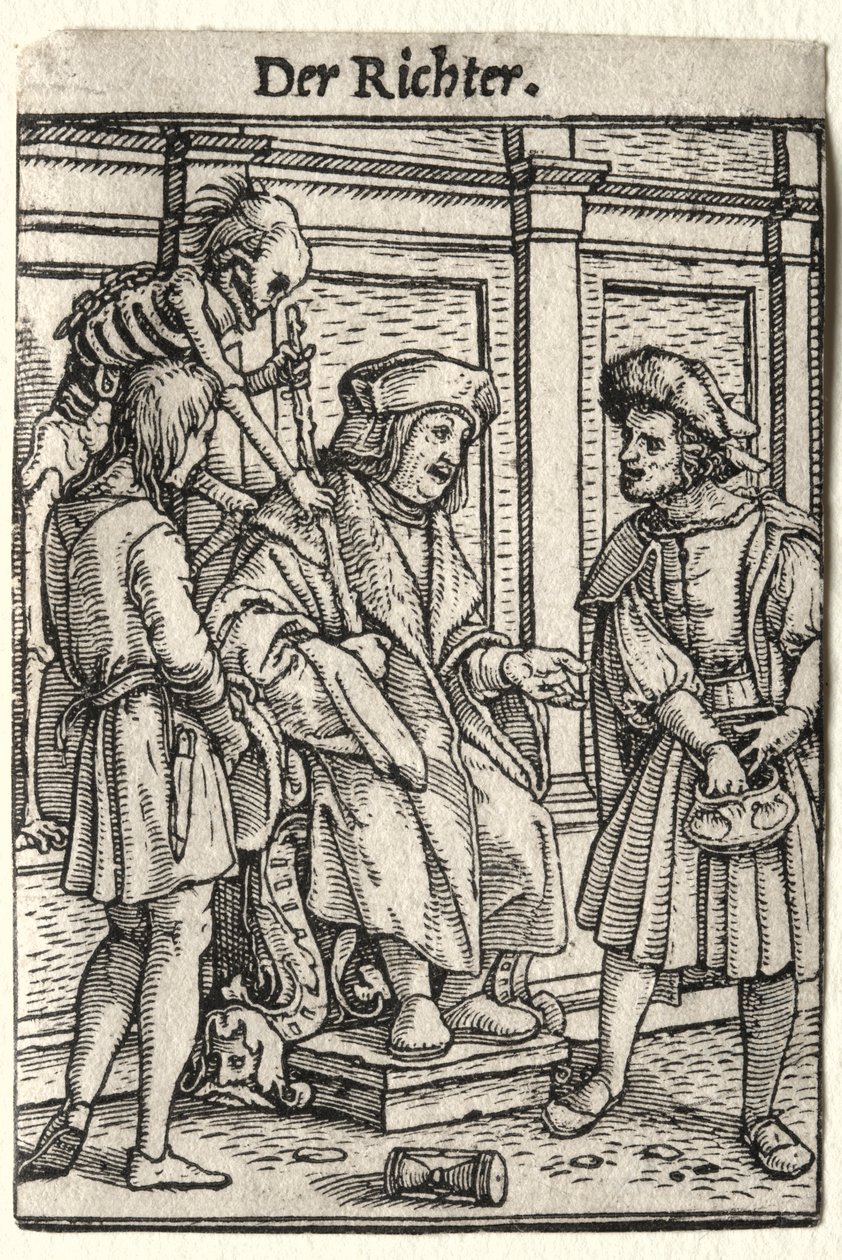 Dança da Morte: O Juiz de Hans Holbein