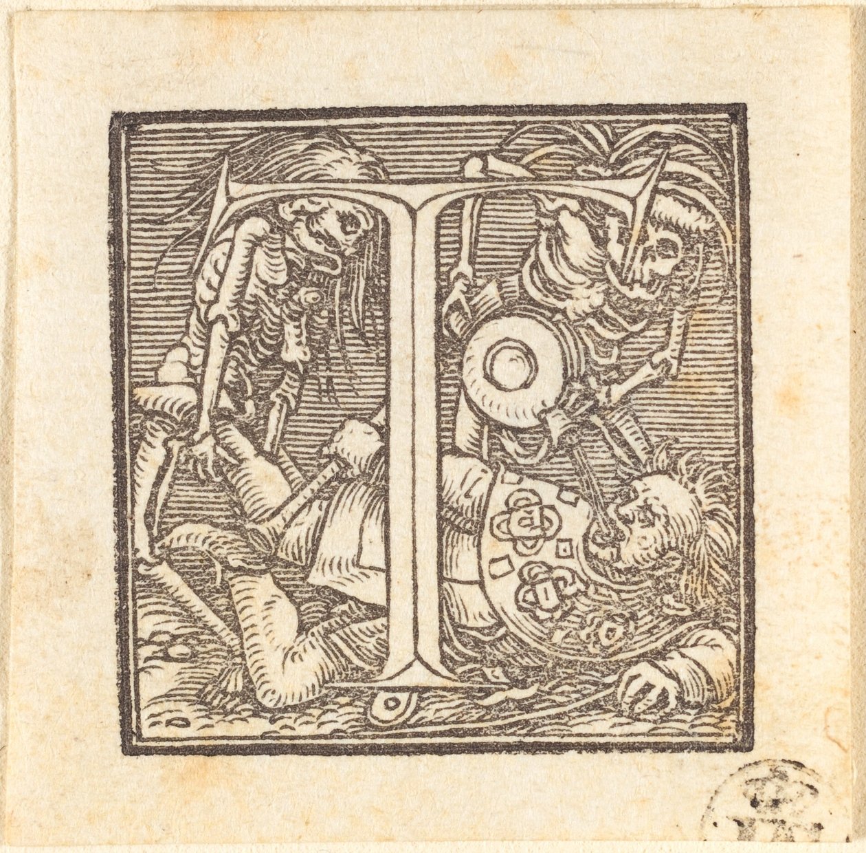 Letra T. de Hans Holbein der Jüngere