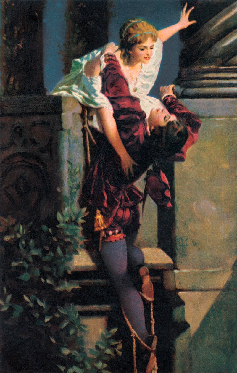 O Romeu de William Shakespeare de Hans Makart