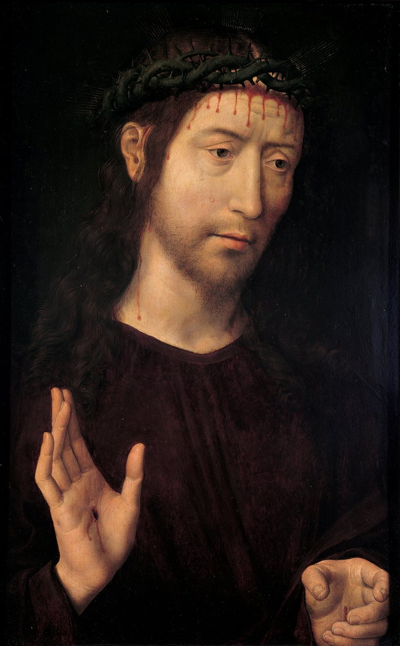 A Bênção do Homem das Dores de Hans Memling