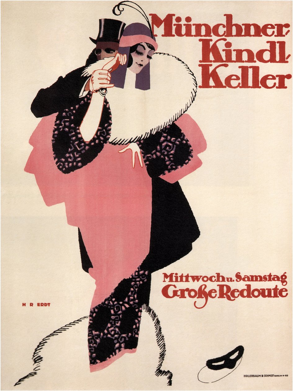 Munique Kindl Keller, 1913 de Hans Rudi Erdt