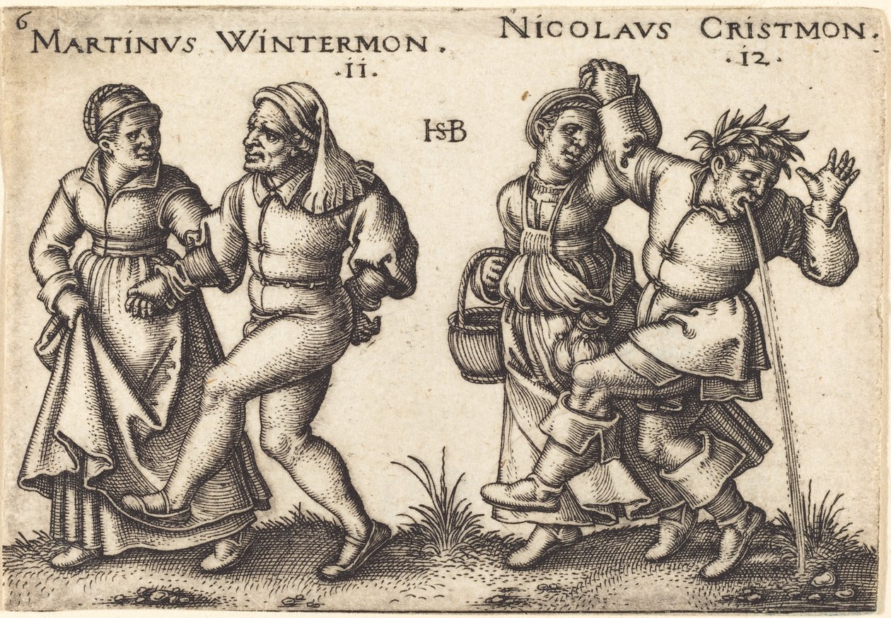 novembro e dezembro de Hans Sebald Beham