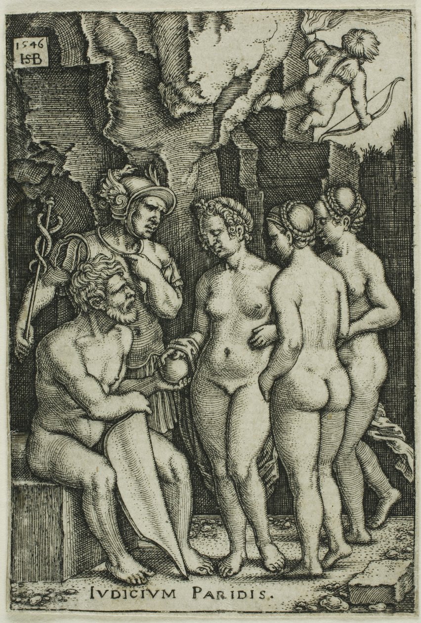 O Julgamento de Paris de Hans Sebald Beham