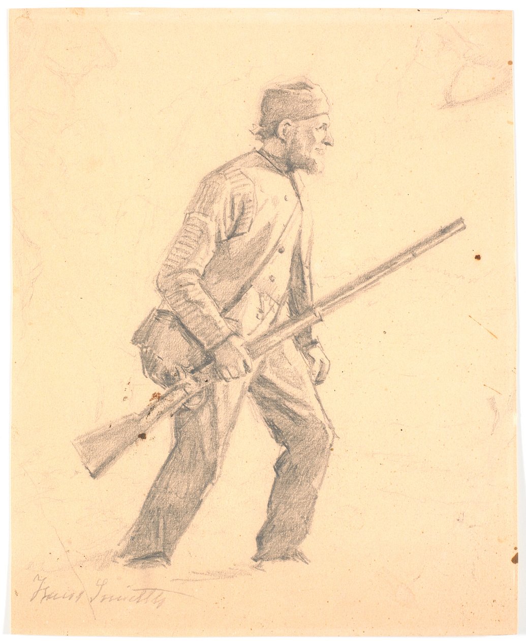 Caçar, estudar de Hans Smidth