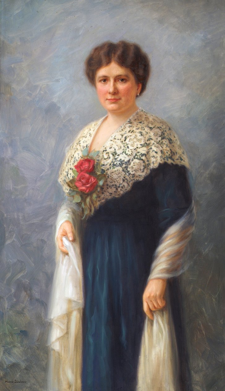 Retrato de uma senhora de Hans Stalzer