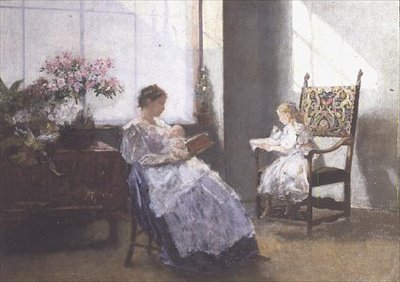 A Sra. Masarai e a sua filha de Hans Tichy