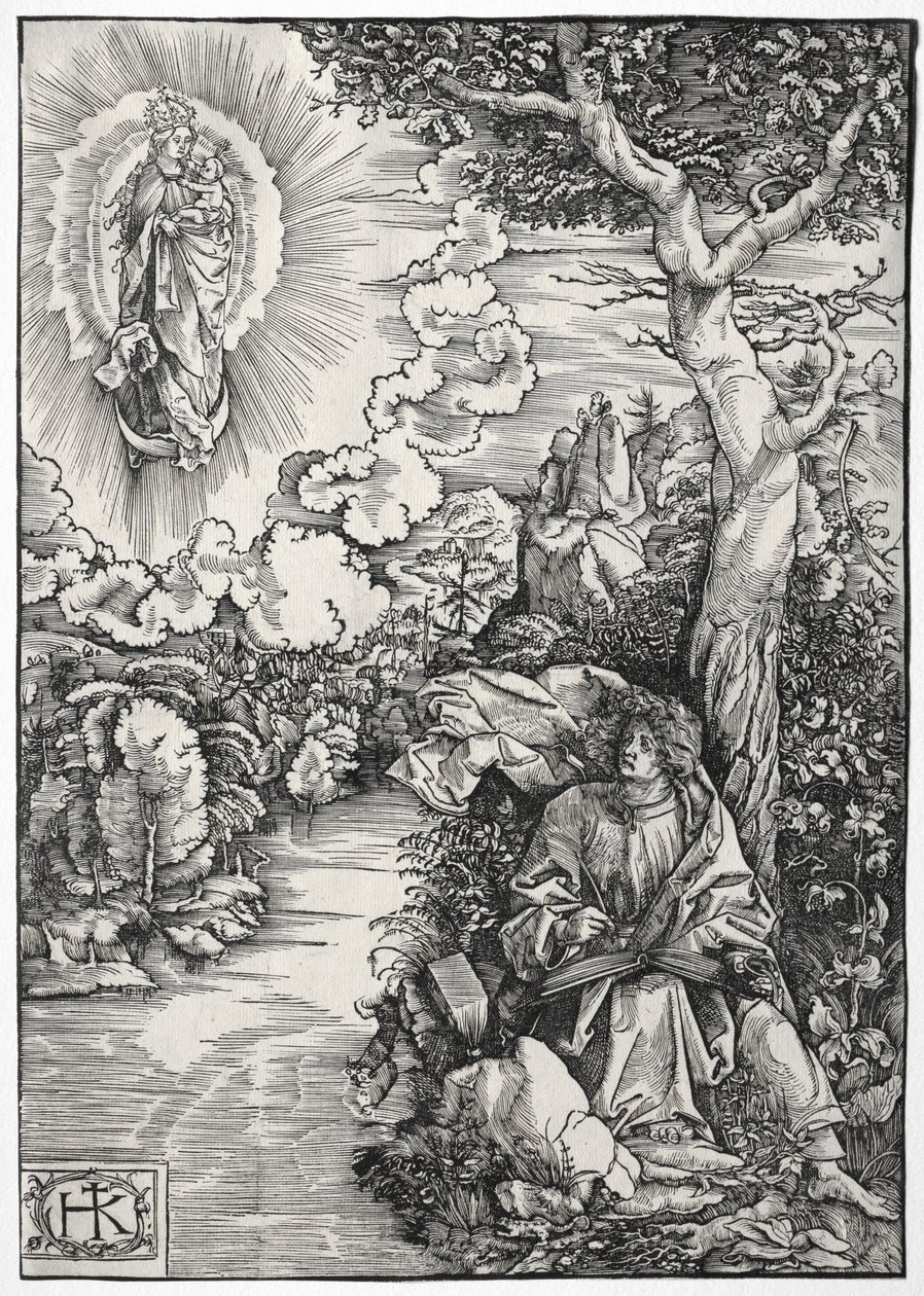 São João na ilha de Patmos de Hans Wechtlin