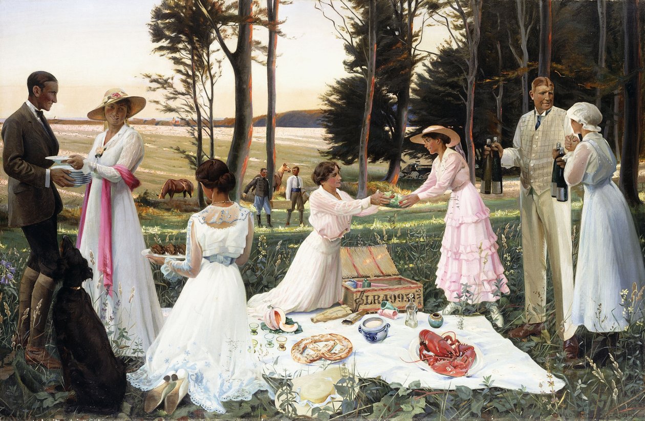 O Piquenique da Tarde de Harald Slott Moller