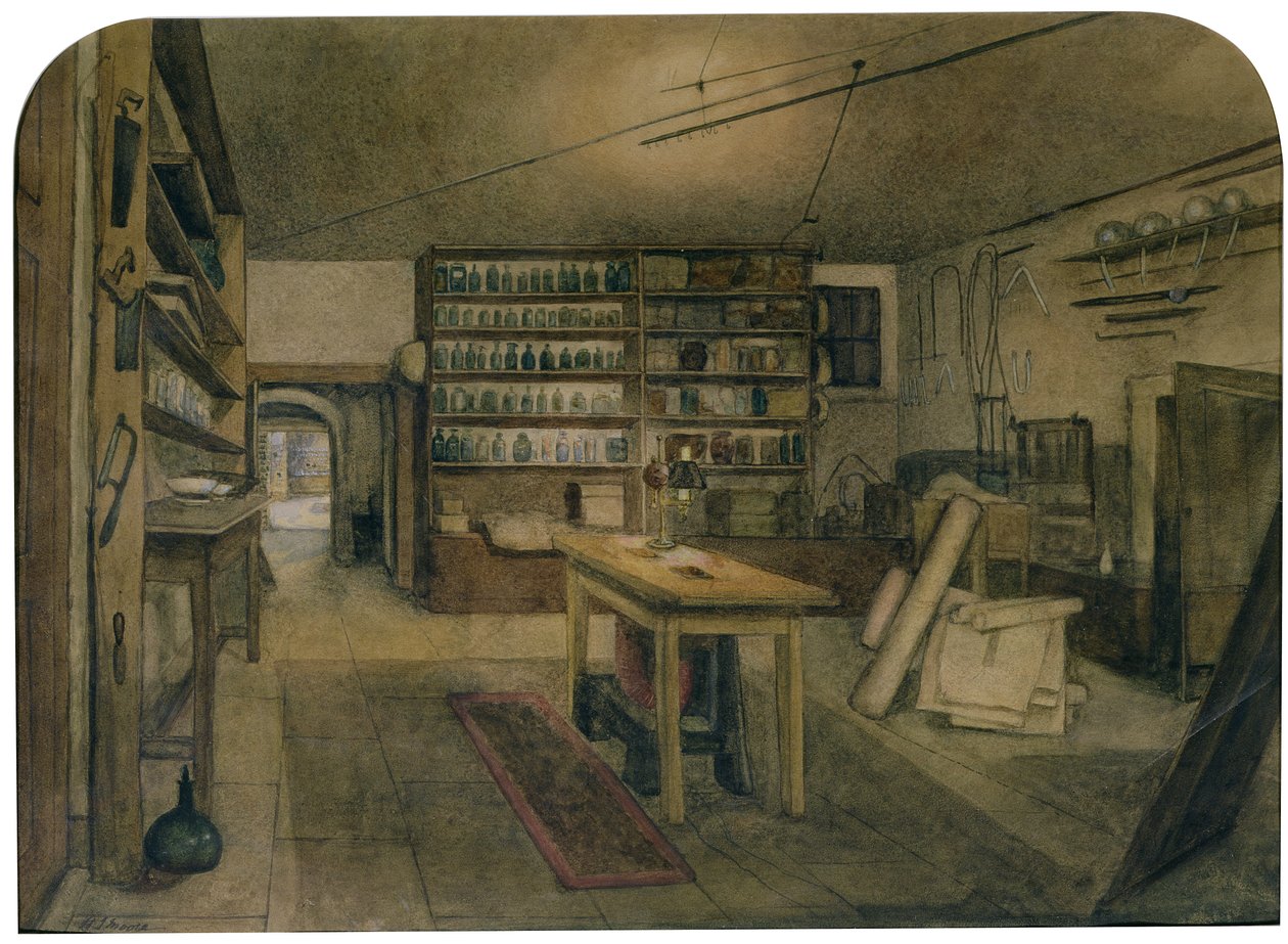 Laboratório Eletromagnético de Faraday, 1852 de Harriet Jane Moore