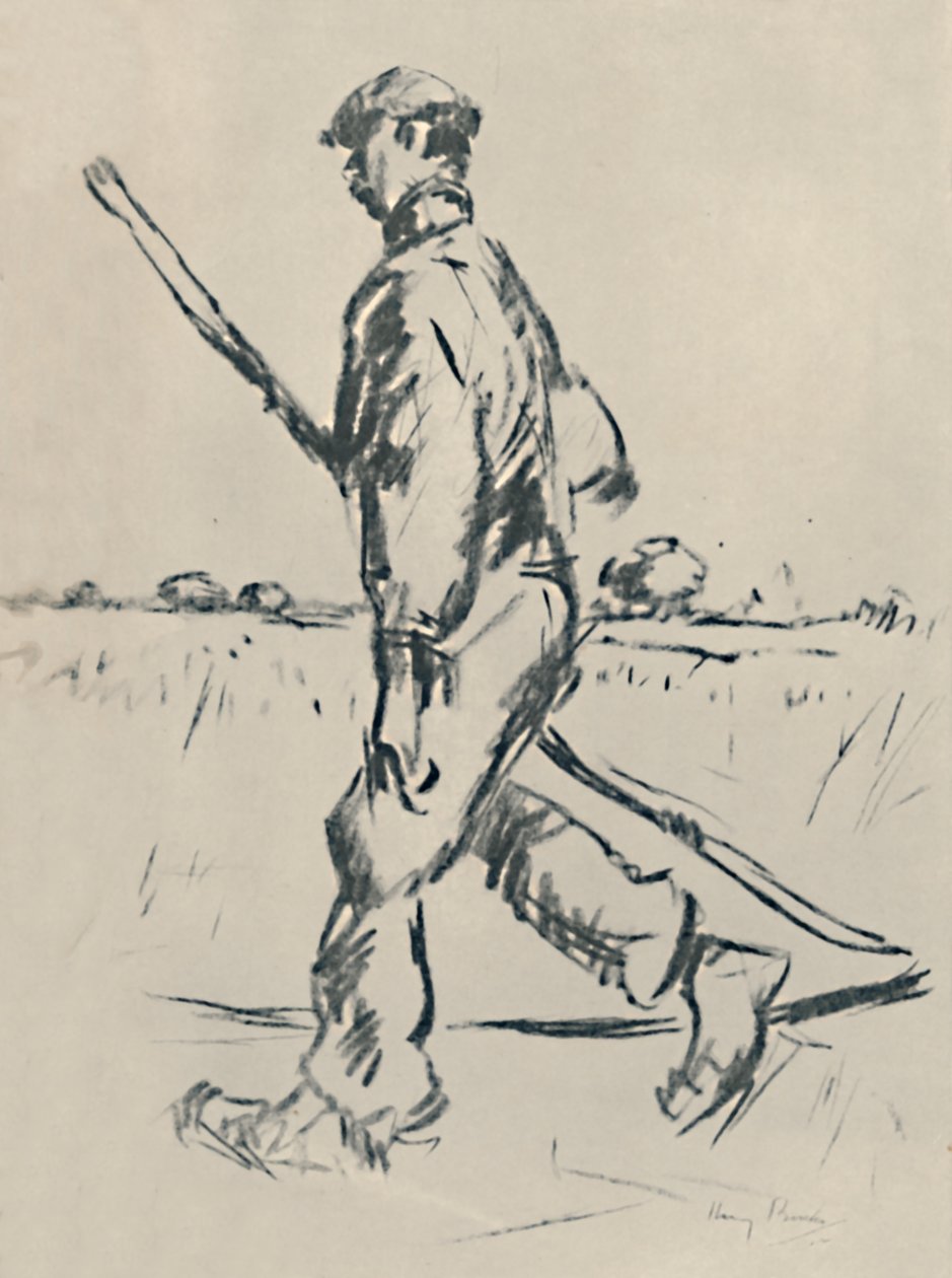 O cortador de grama, 1919 de Harry Becker