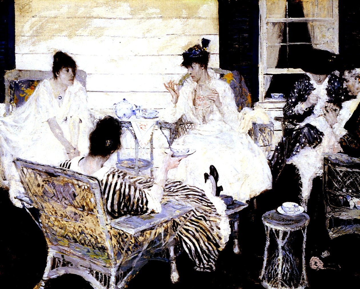 A Festa do Chá de Harvey T. Dunn