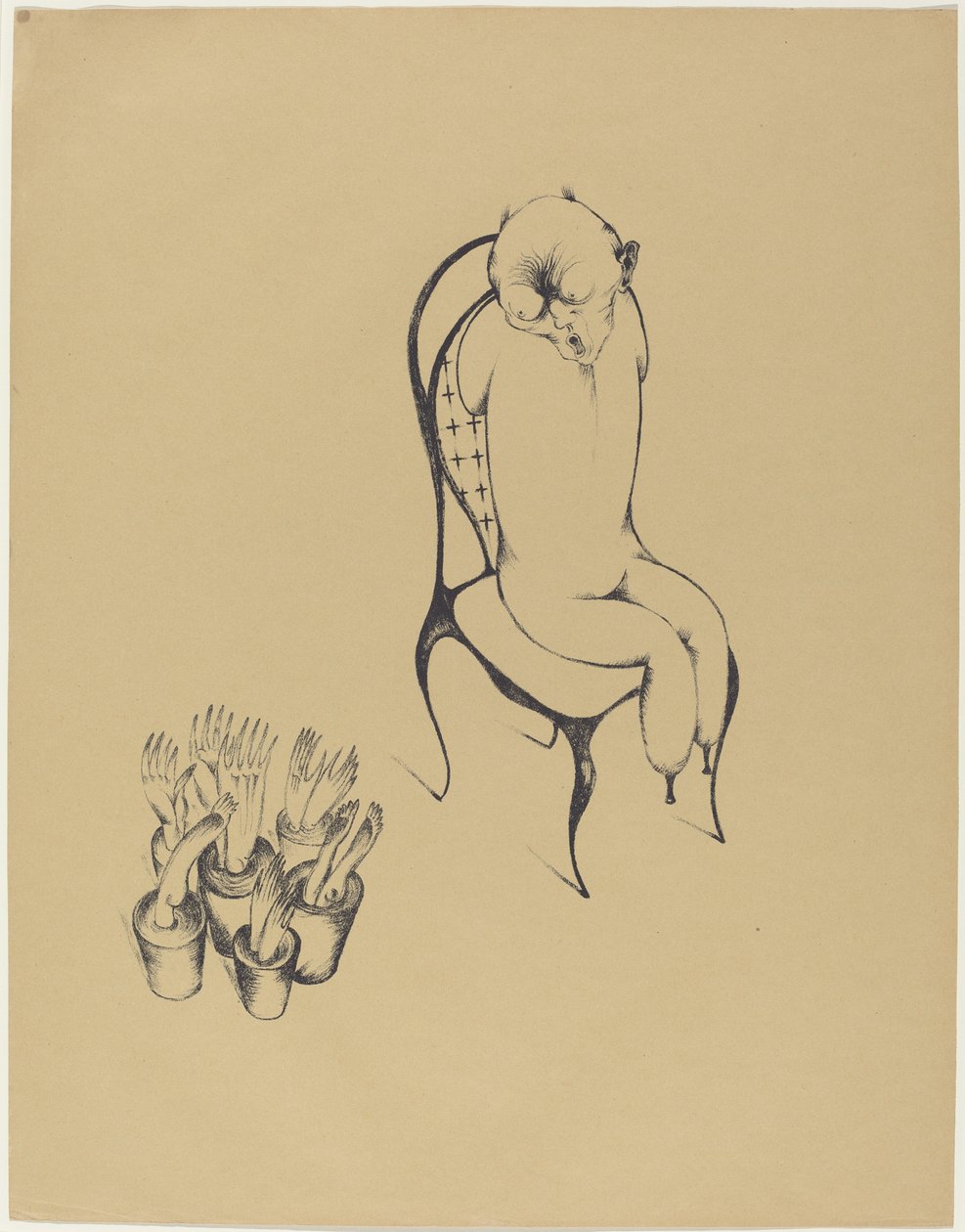 Alucinações (alucinações) de Heinrich Hoerle