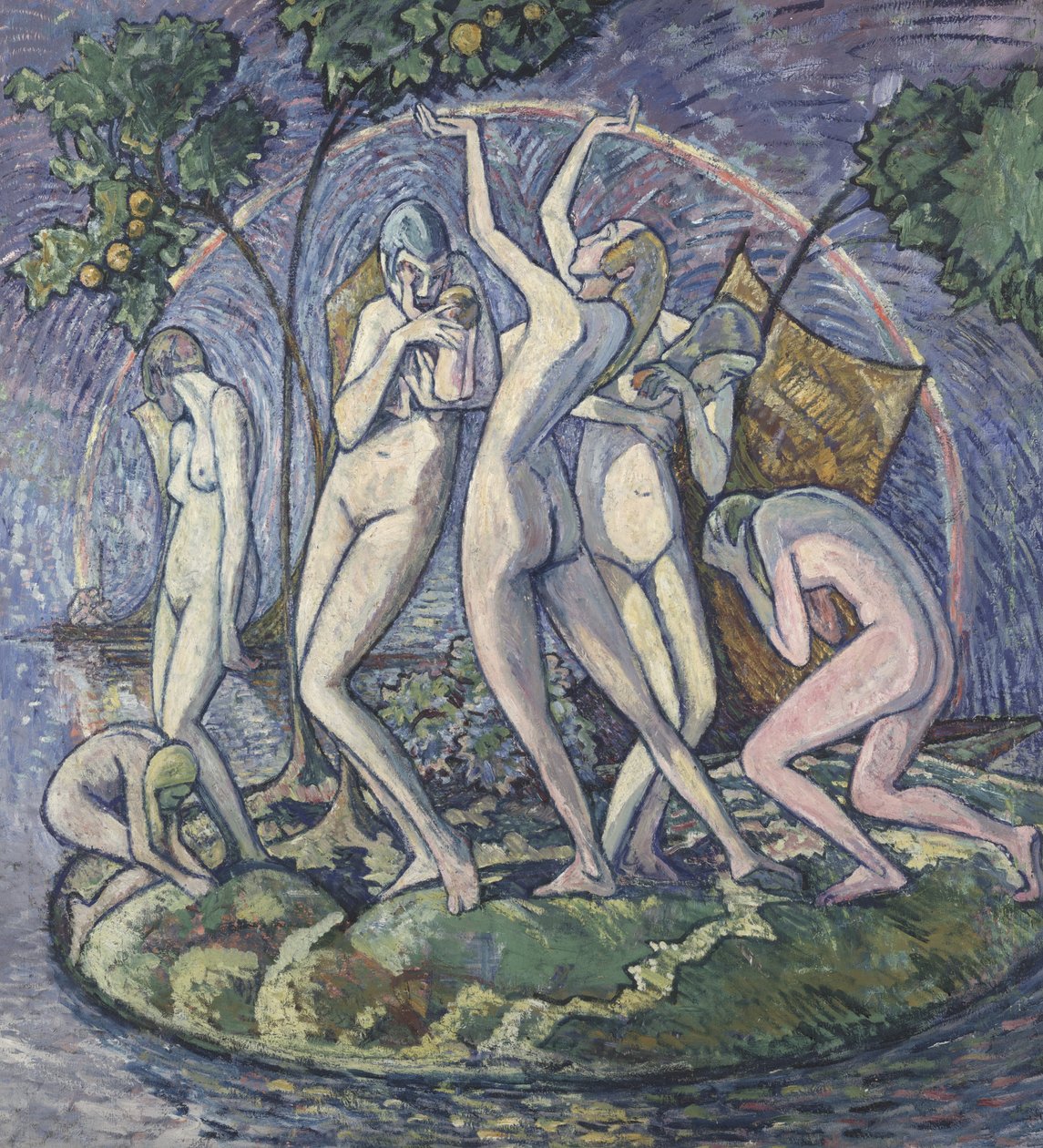 A Ilha da Paz, c.1918-19 de Heinrich Vogeler