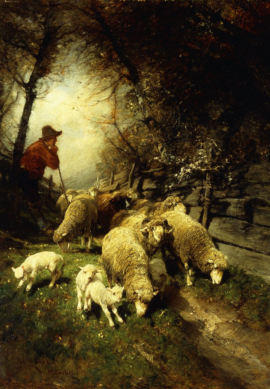 Entre jardins de Heinrich Johann von Zugel