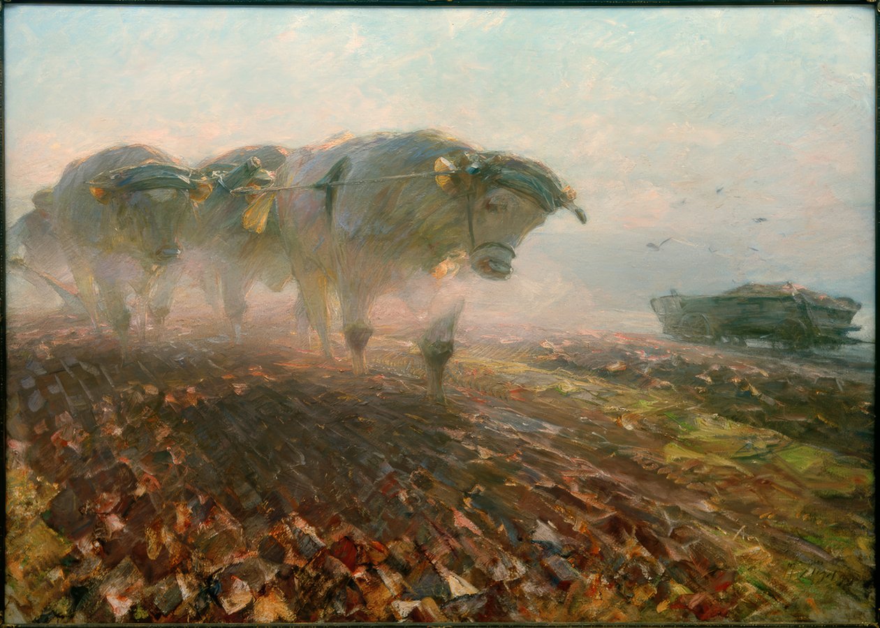 Trabalho duro de Heinrich von Zügel