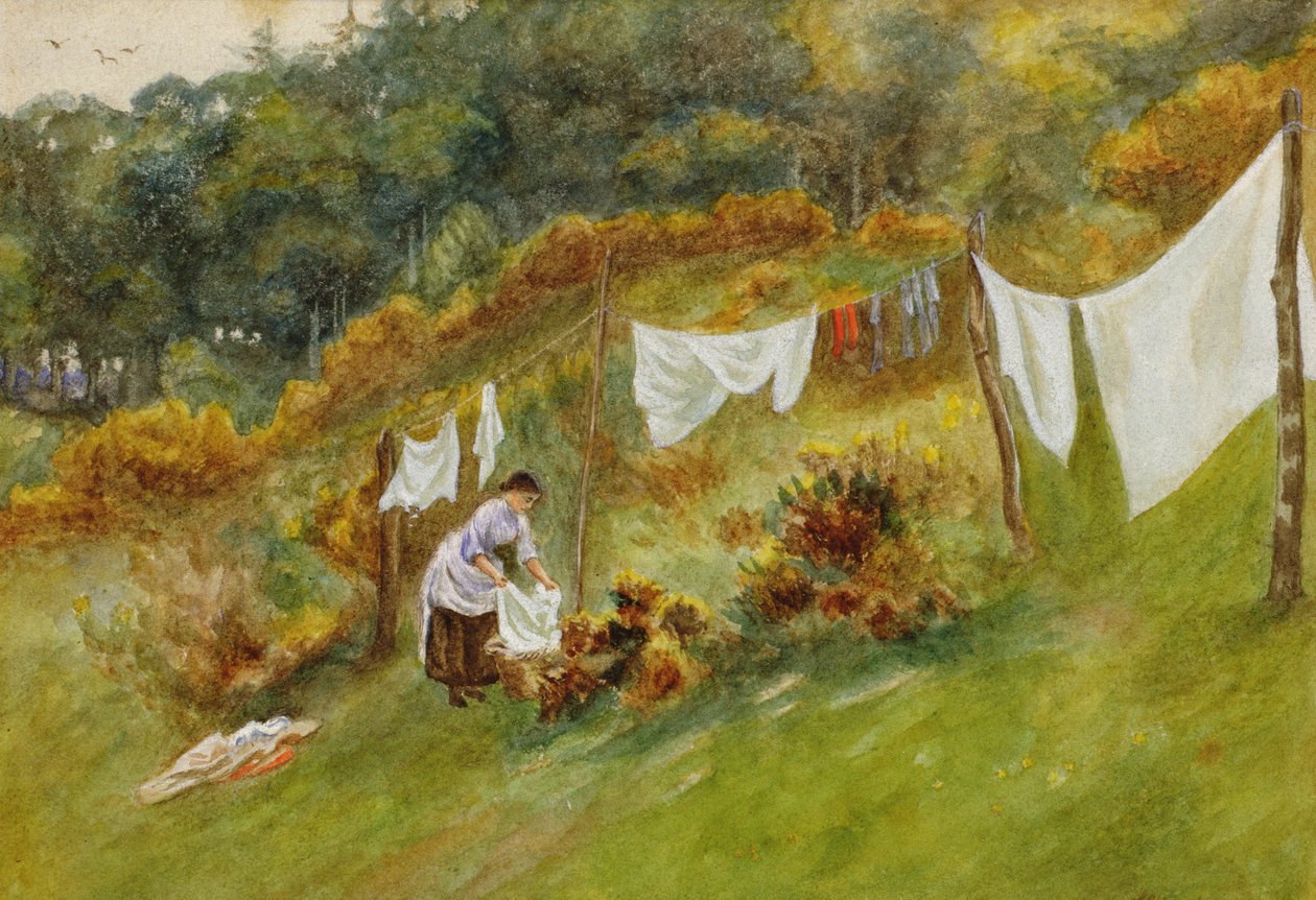 Dia de lavagem de Helen Allingham