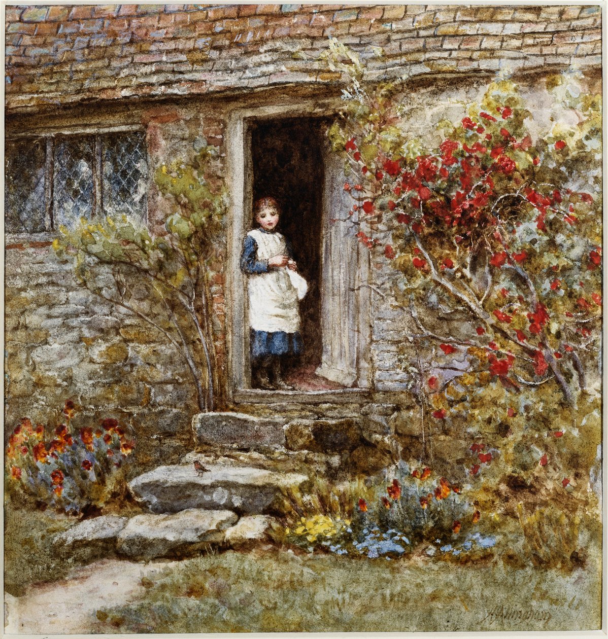 Corcorus Japonica de Helen Allingham