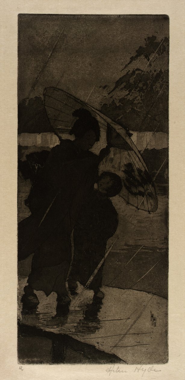Uma noite de chuva de Helen Hyde