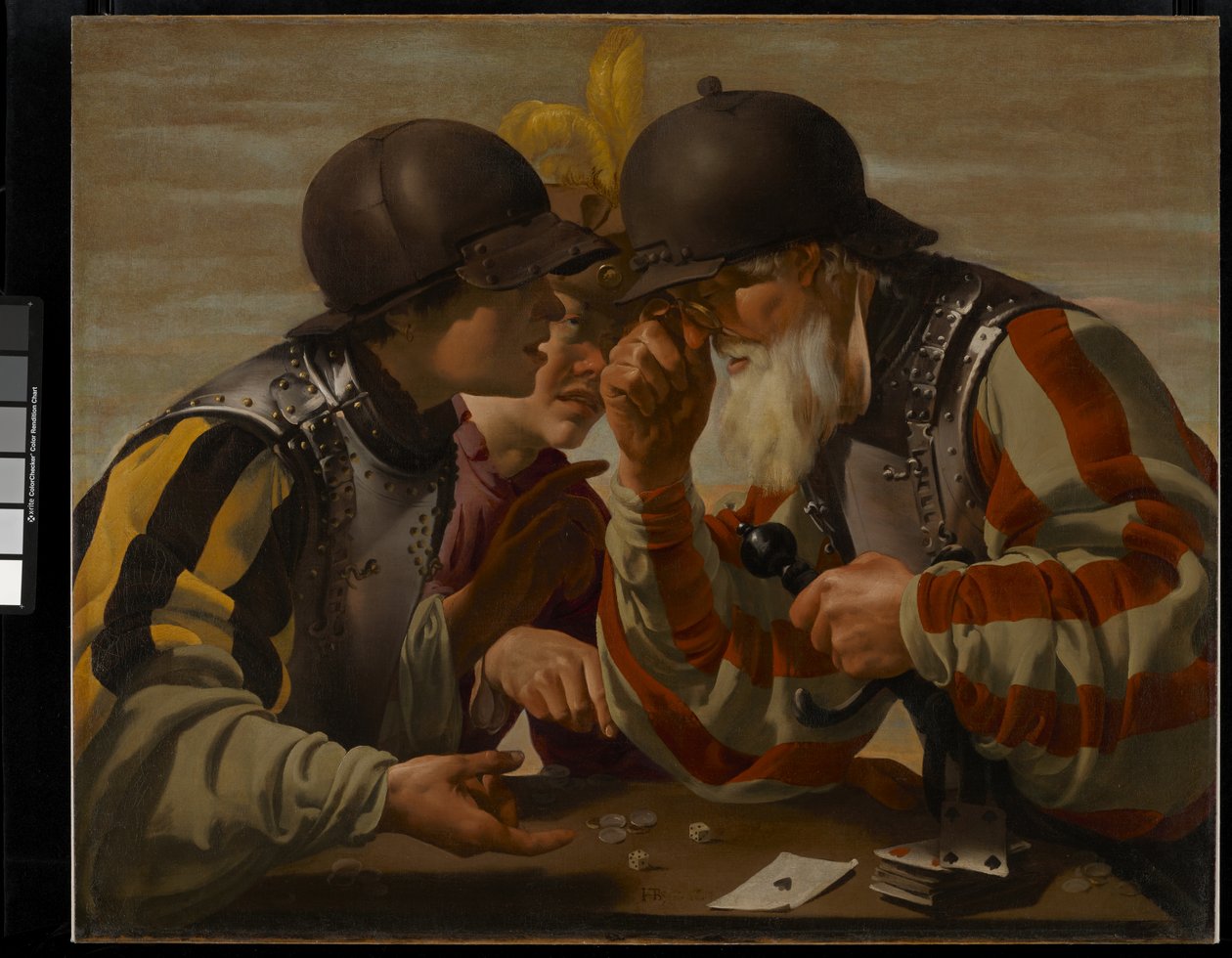 Os jogadores, 1623 de Hendrick ter Brugghen