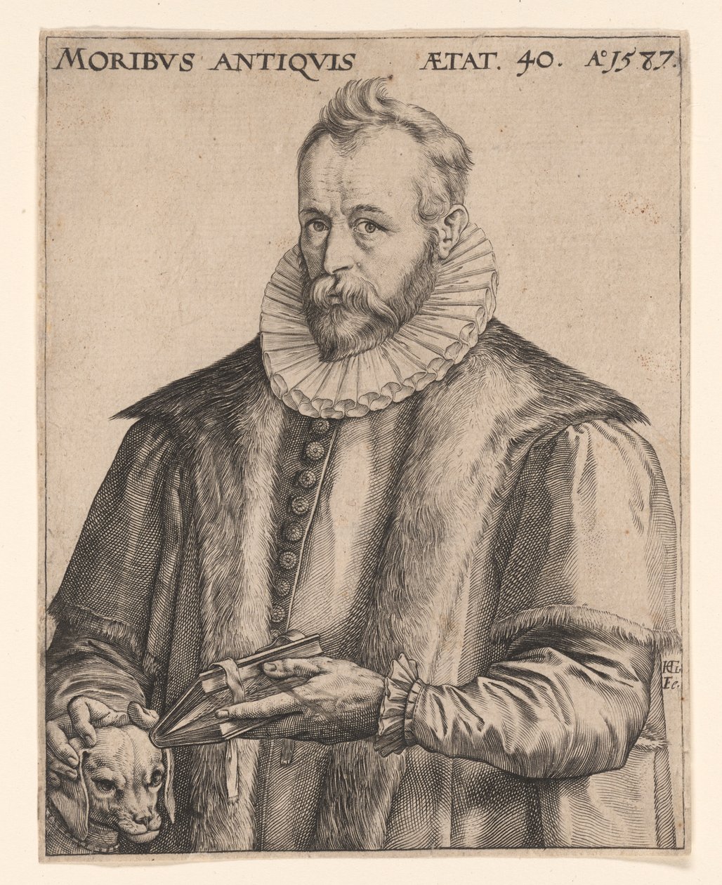 Justus Lipsius de Hendrick Goltzius