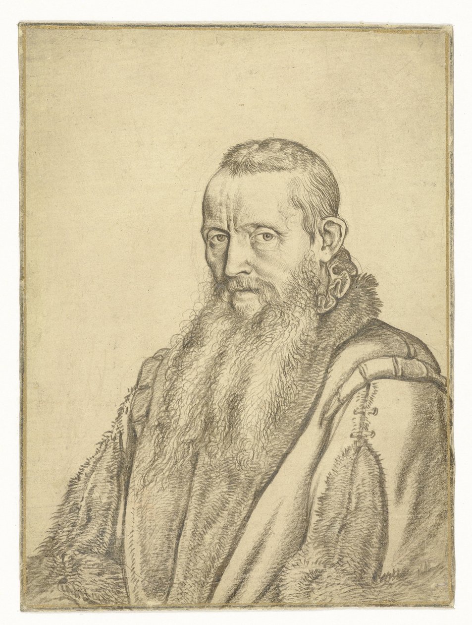 Retrato de um teólogo de Hendrick Goltzius
