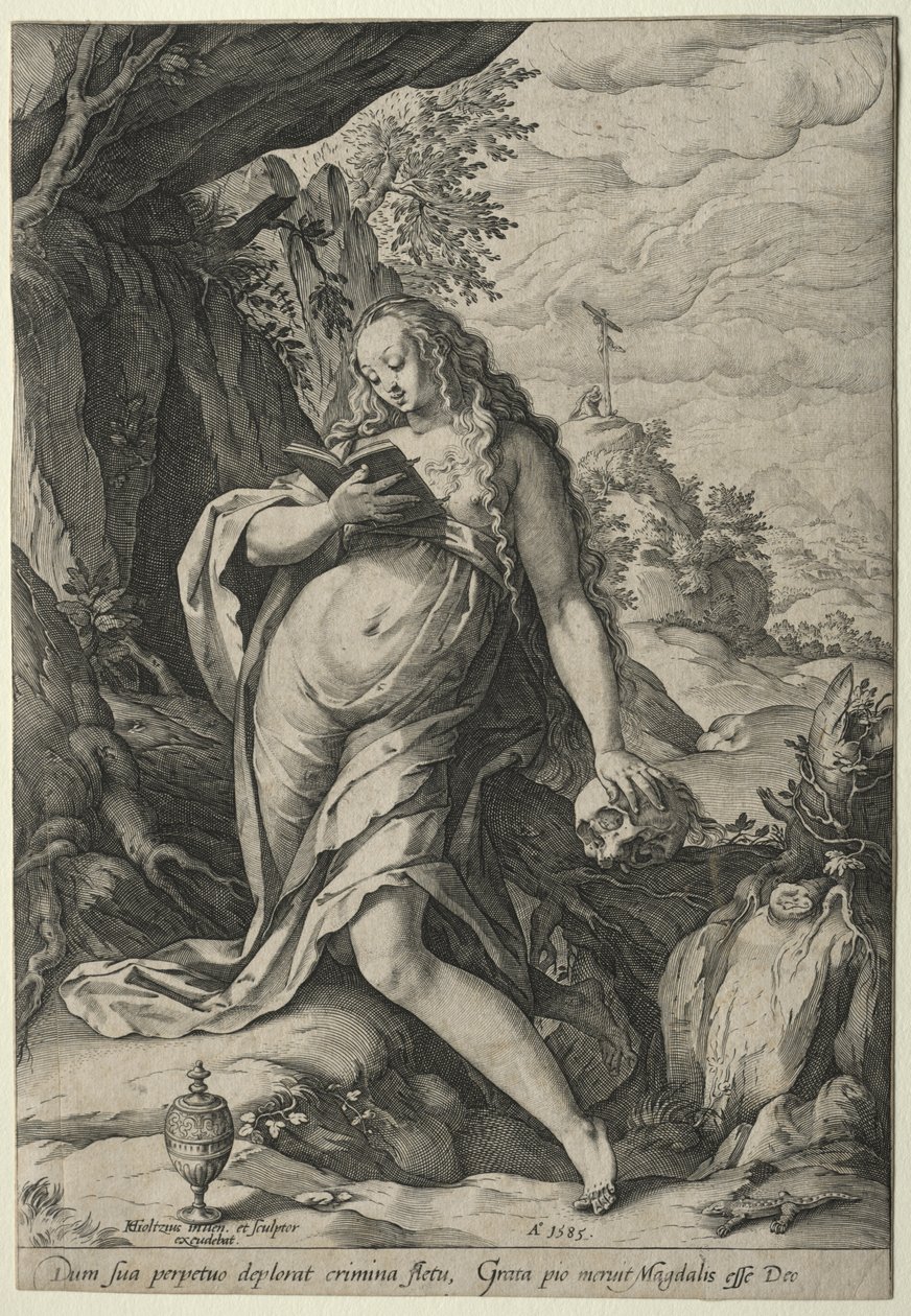 A Madalena em penitência de Hendrick Goltzius