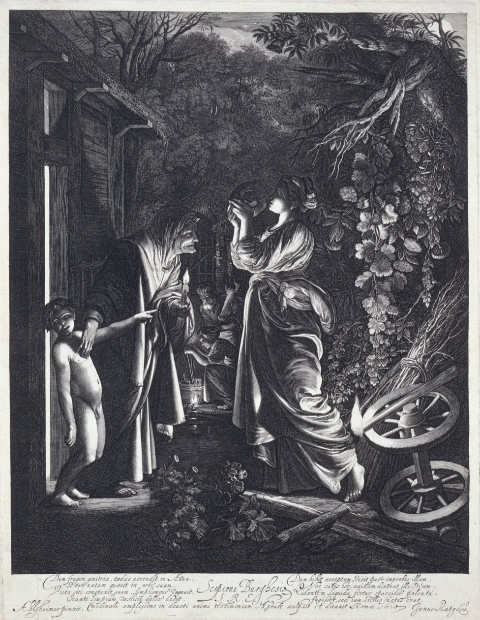 Ceres procurando sua filha de Hendrick Goudt