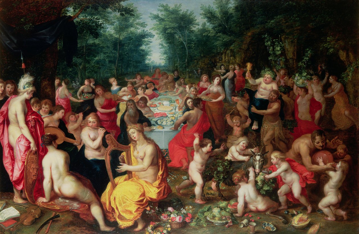 Festa dos Deuses de Hendrik van the Elder Balen