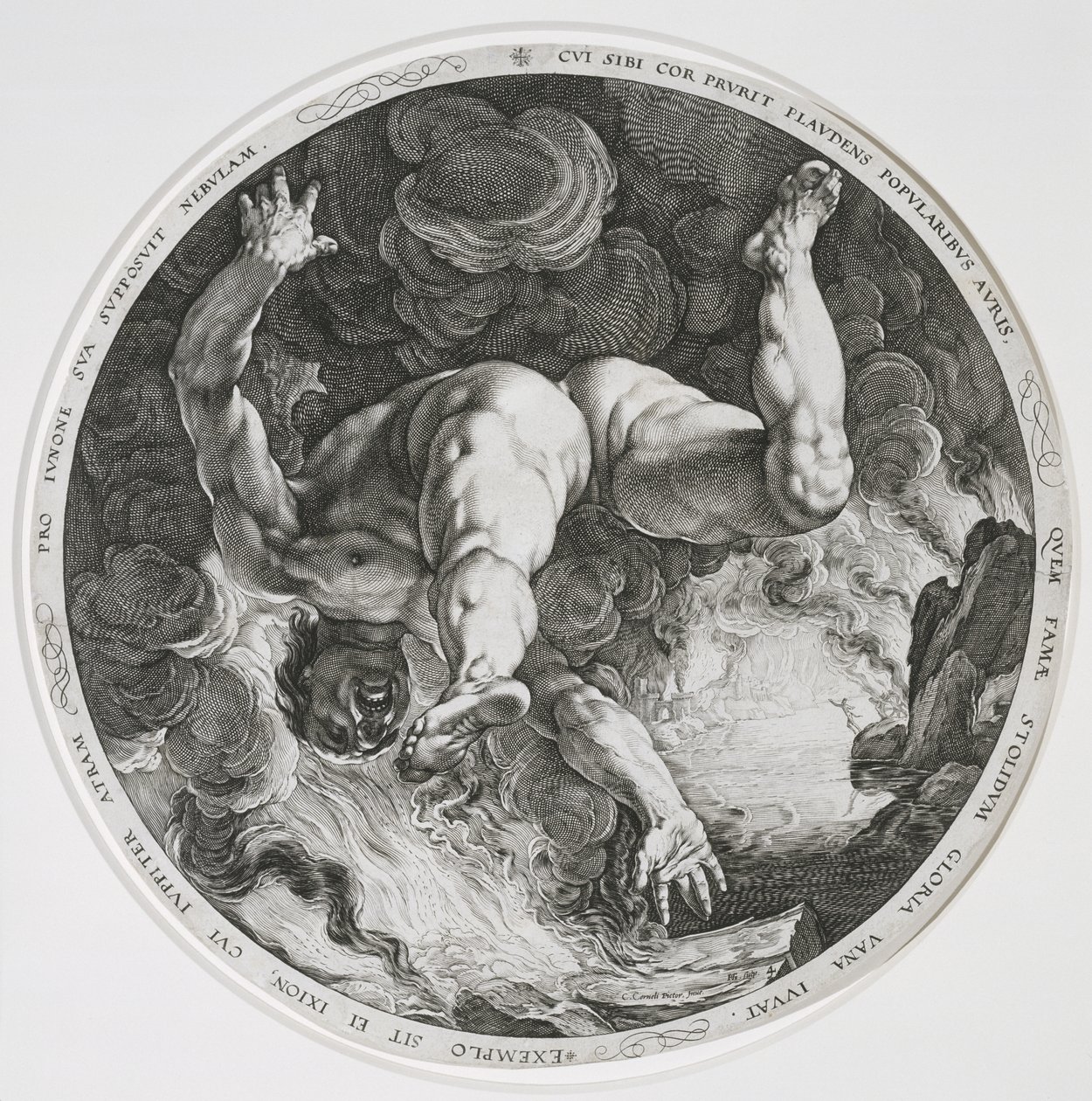 Ixion, 1588 de Hendrik Goltzius