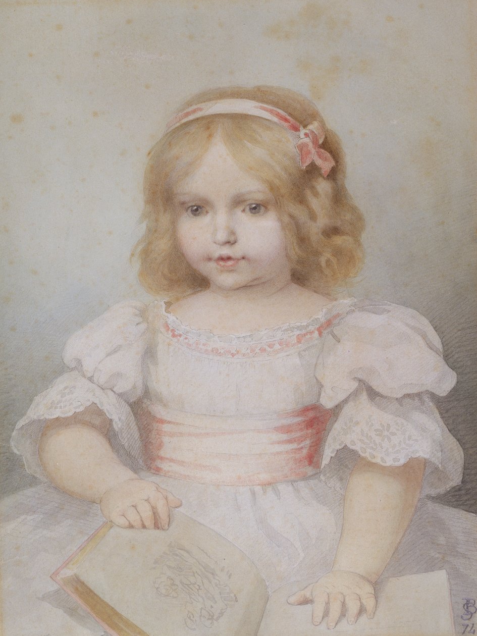 Colette, 18 meses, 1875 de Henri Baron