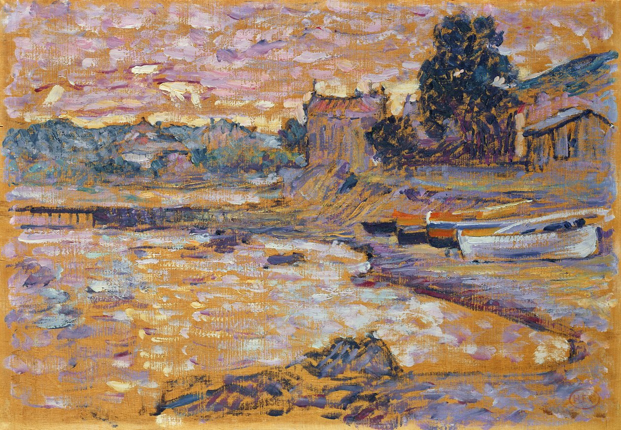 O Lavandou, c.1908-09 de Henri Edmond Cross