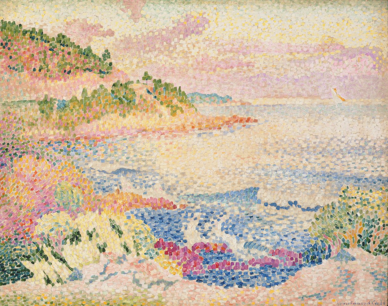 O Maures, c.1906-06 de Henri Edmond Cross