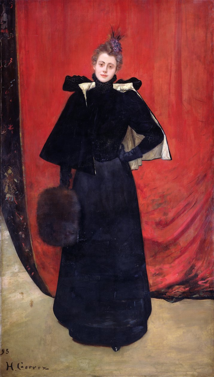 Retrato de Madame Gervex, 1893 de Henri Gervex