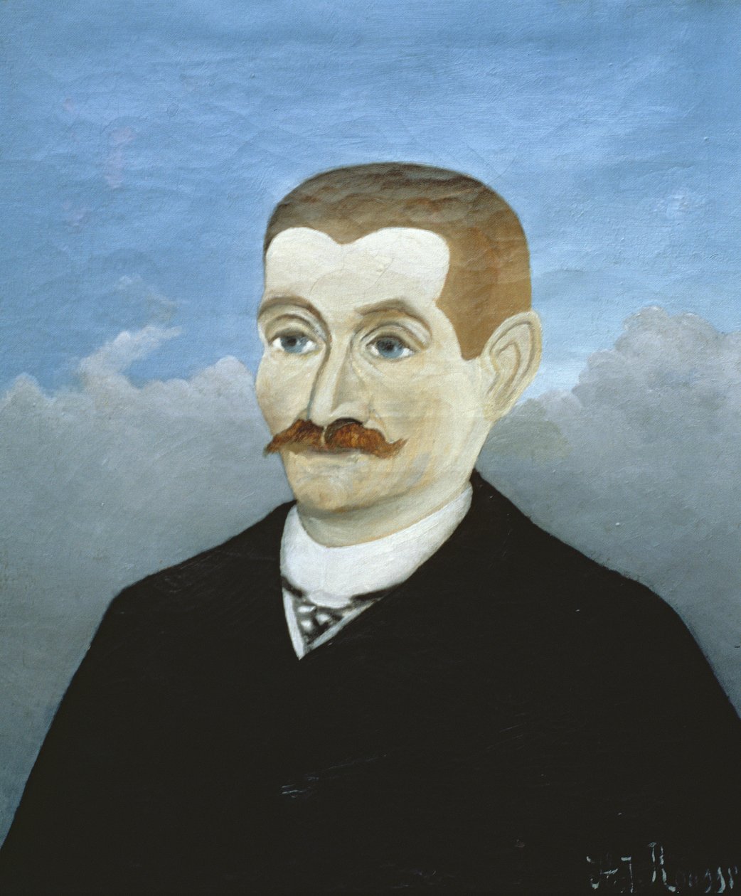 Retrato de um homem ruivo de Henri Rousseau