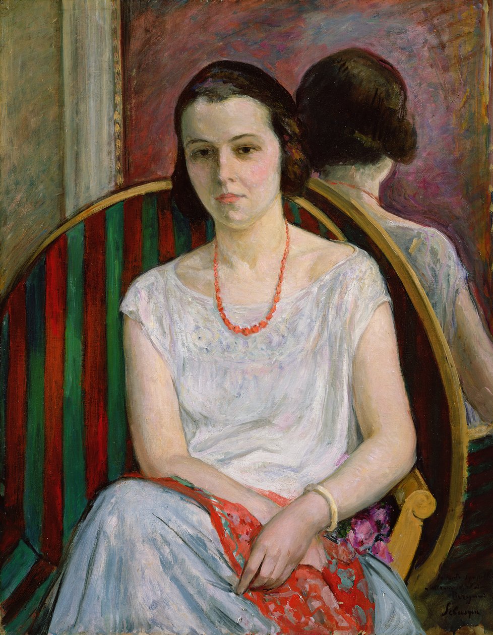 Retrato de uma mulher de Henri Lebasque