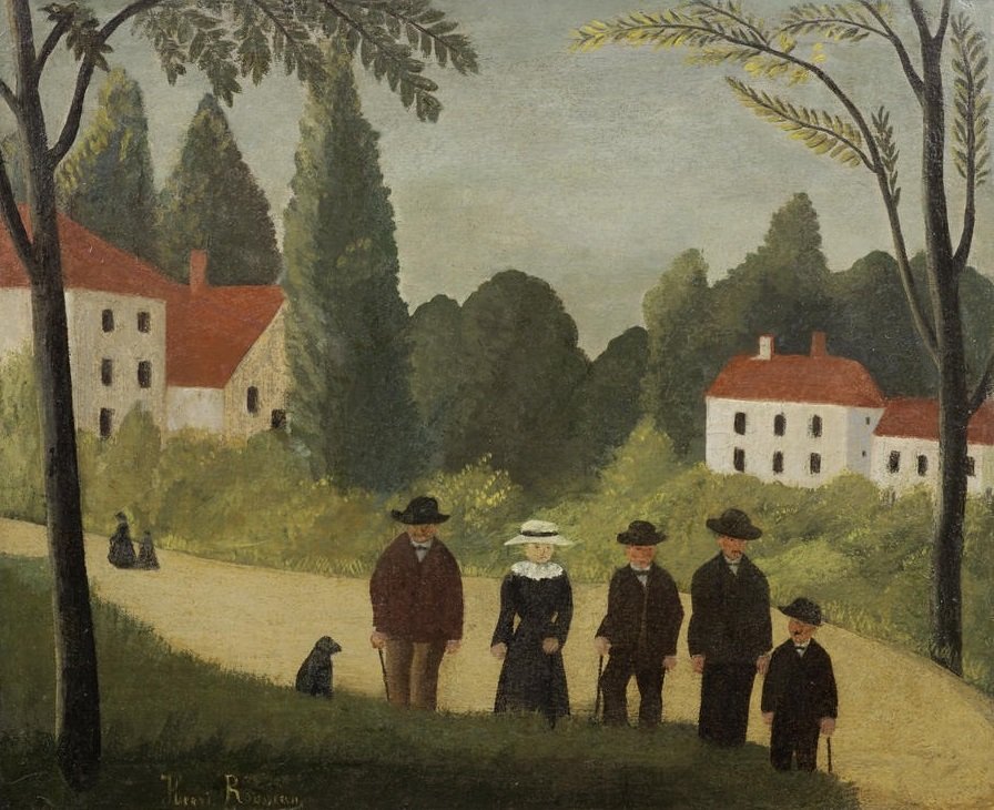 Caminhantes de Henri Rousseau