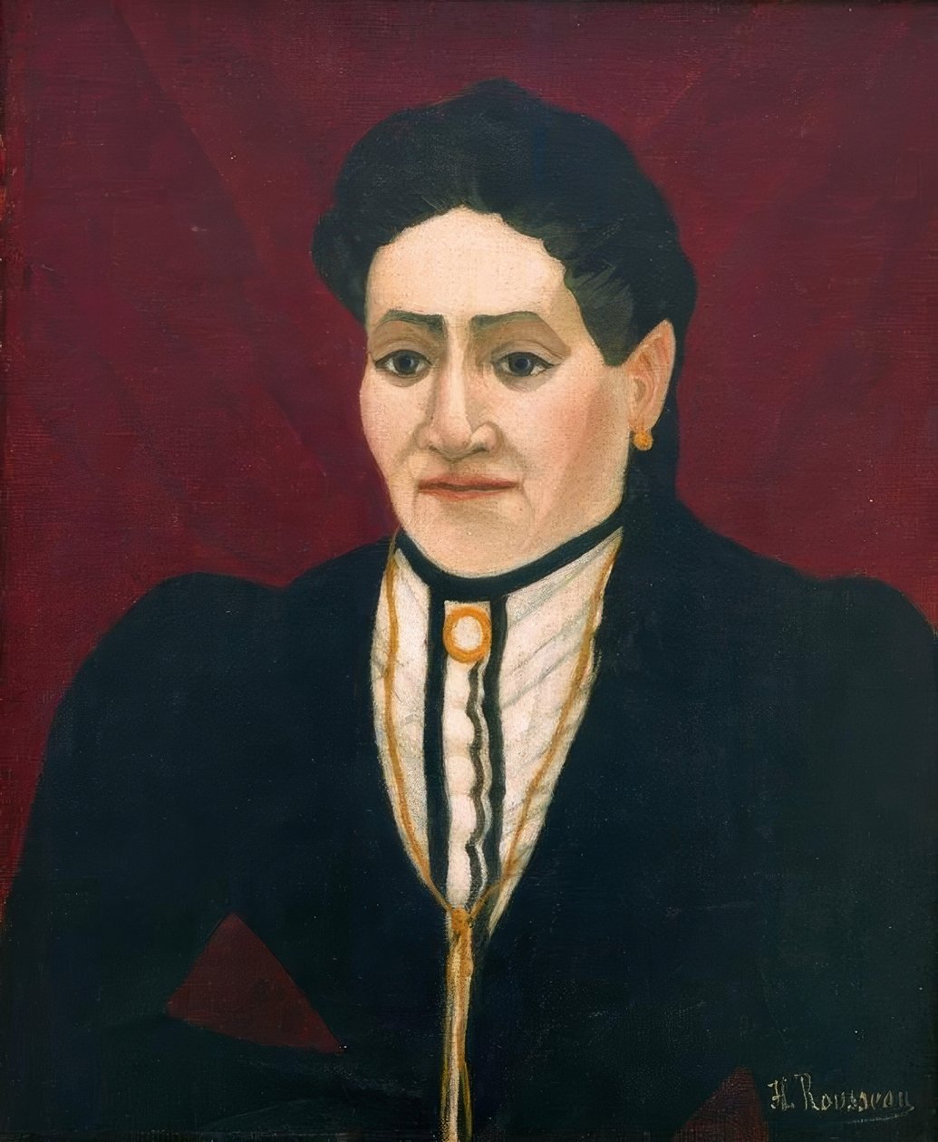 Retrato de uma mulher de Henri Rousseau