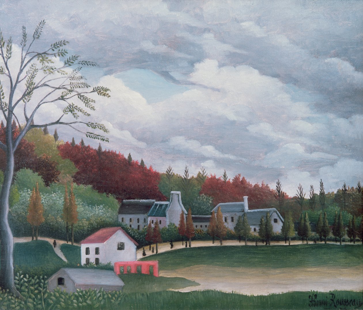 O Bievre em Gentilly, c.1895 de Henri Rousseau