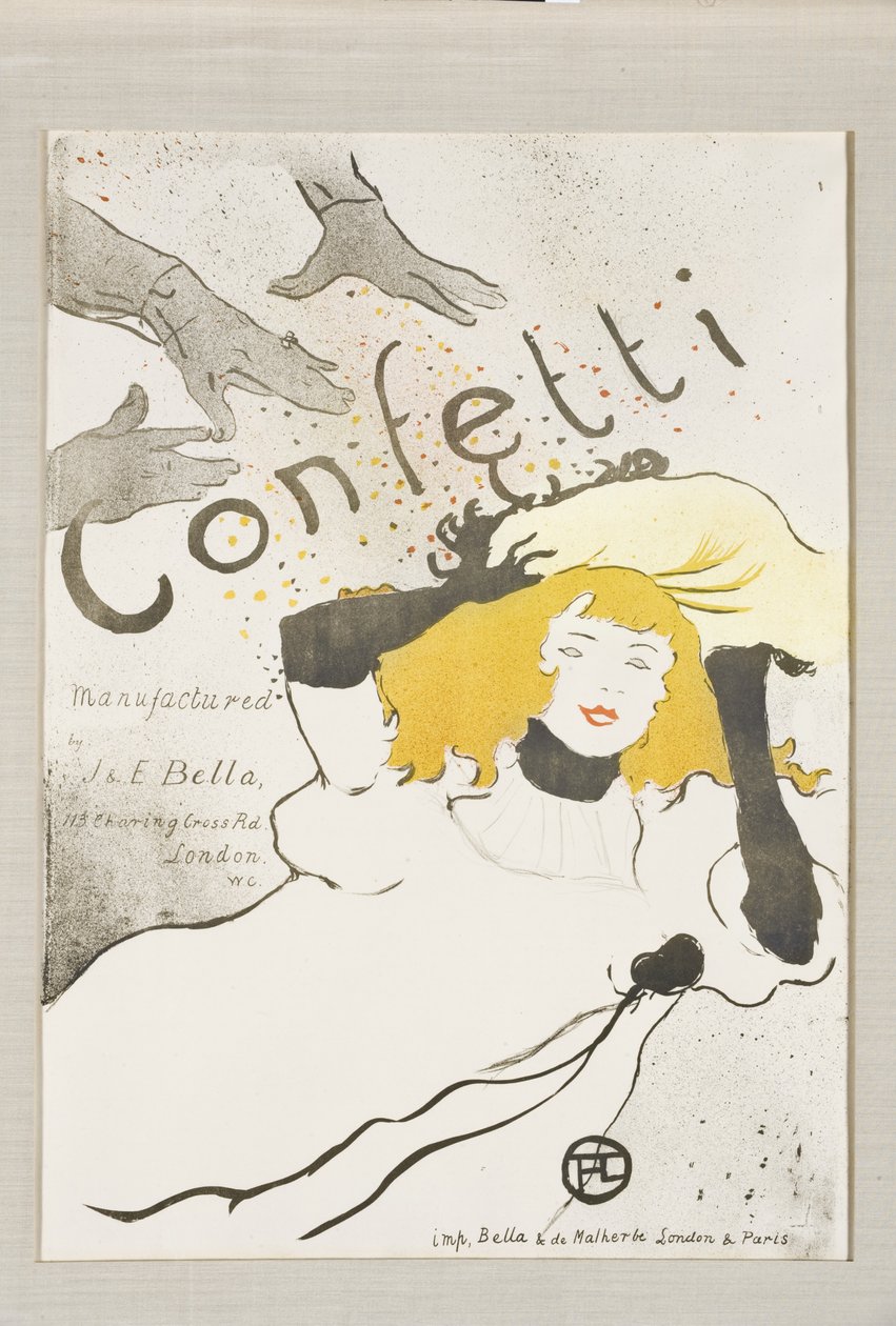 Confete, 1894 de Henri de Toulouse Lautrec
