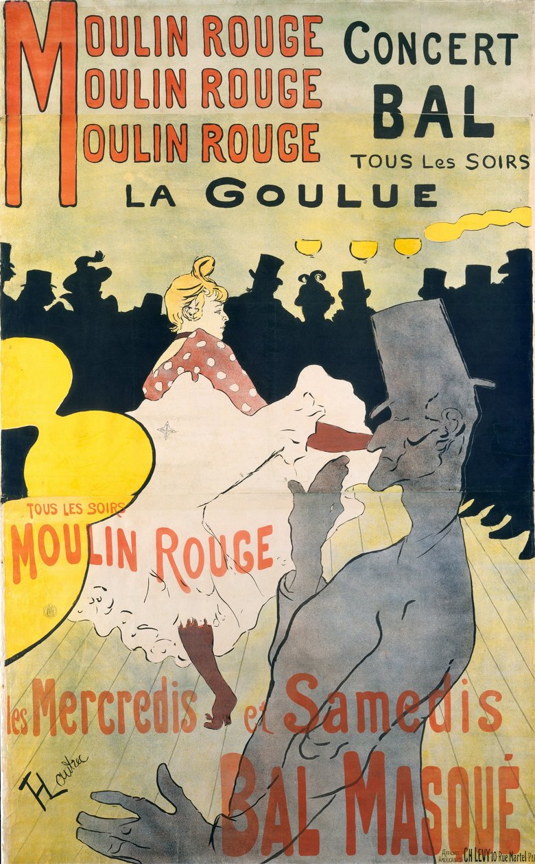 The Goulue de Henri de Toulouse Lautrec