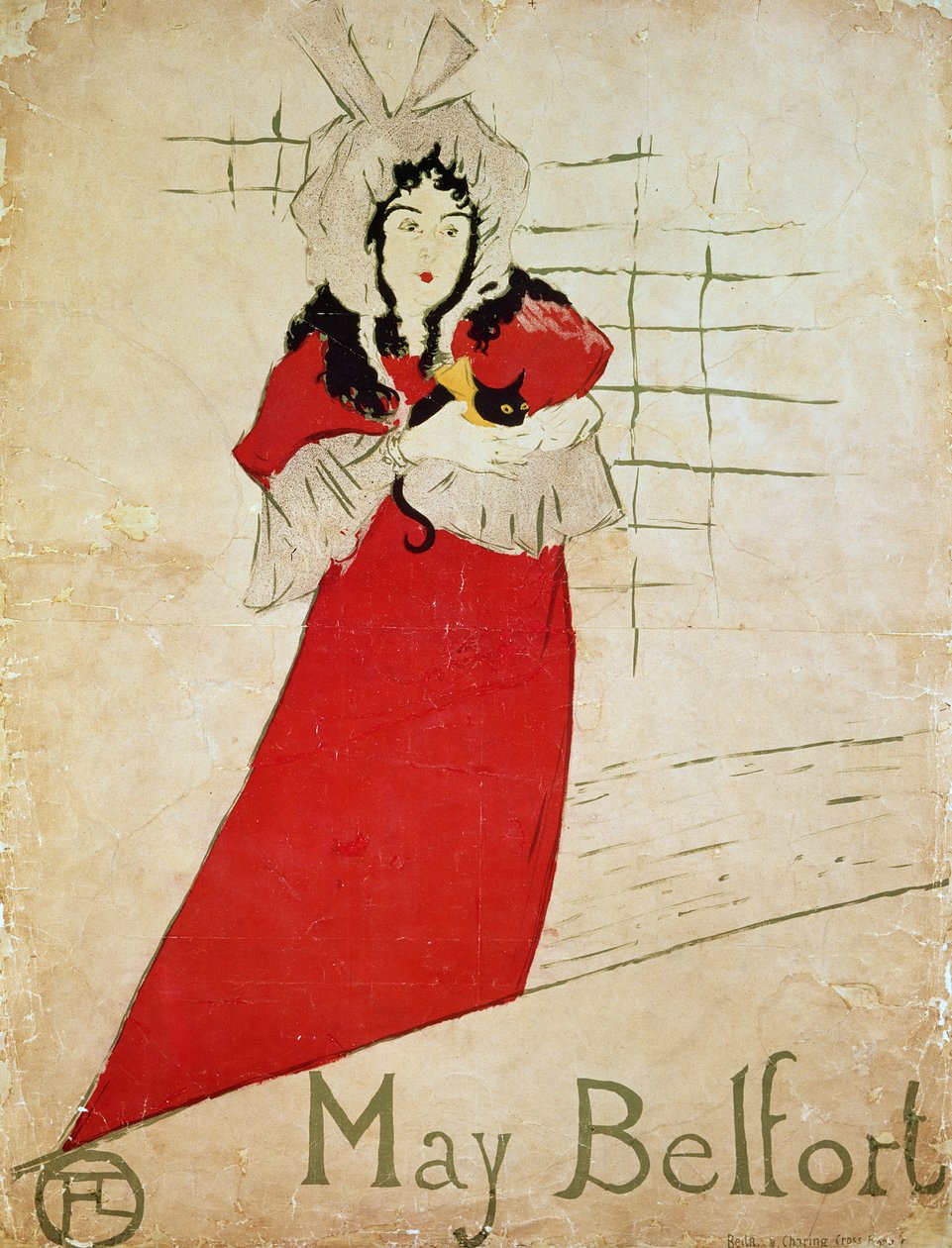 Maio Belfort, França, 1895 de Henri de Toulouse Lautrec