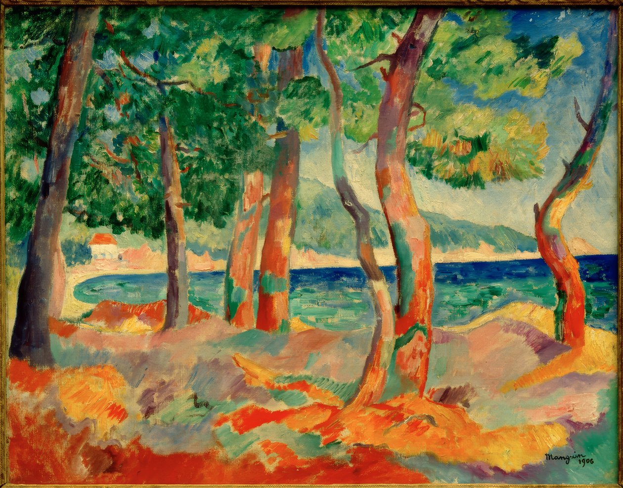 O pinhal em Cavalière de Henri Charles Manguin