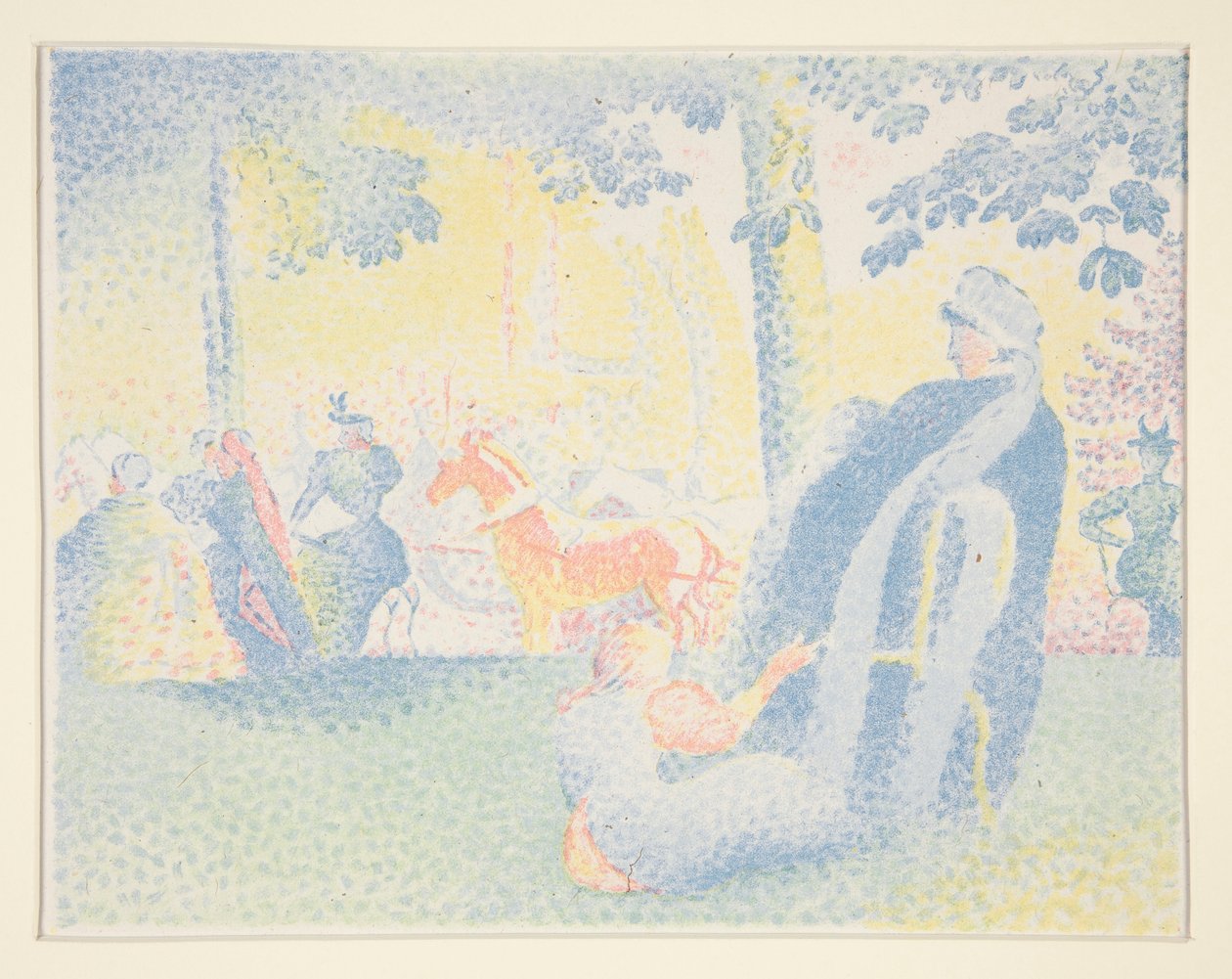 Champs Elysées de Henri Edmond Cross
