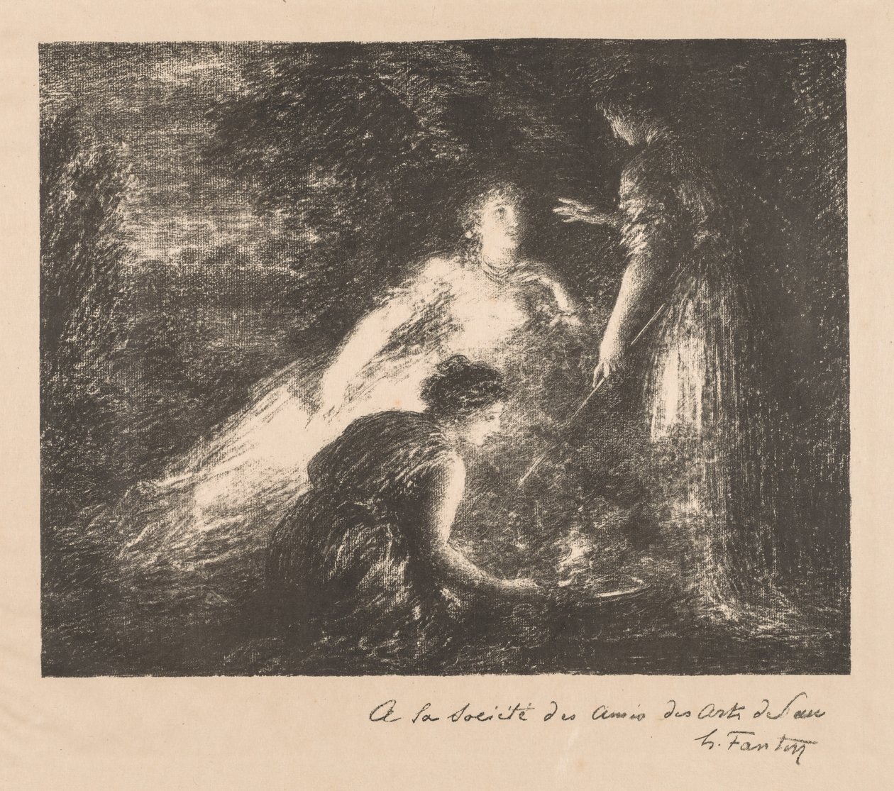 Feitiçaria de Ignace Henri Jean Fantin Latour