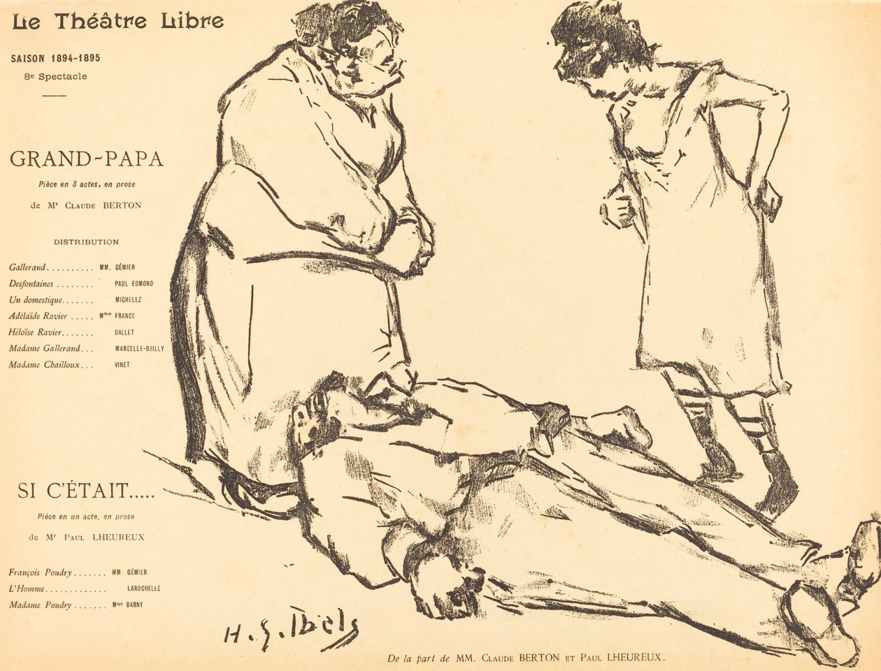 Vovô; Se fosse de Henri Gabriel Ibels