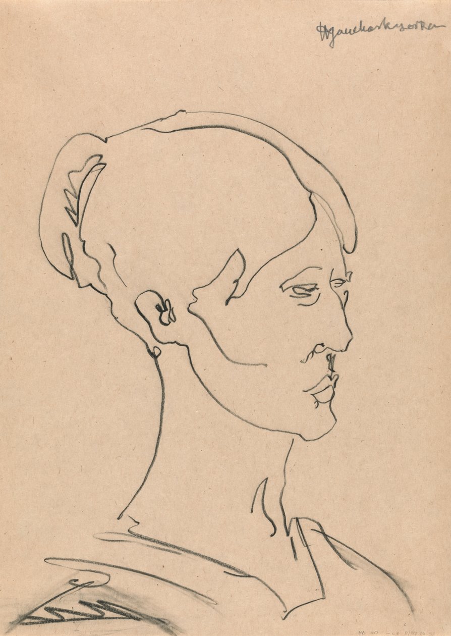 Retrato de uma Mulher de Henri Gaudier Brzeska