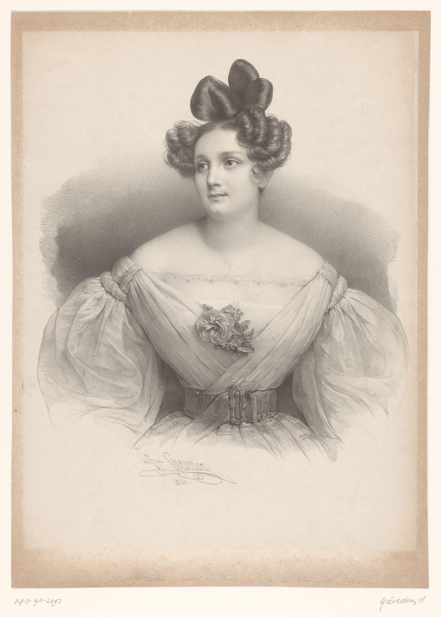 Há um retrato de Madame Nolte de Henri Grevedon